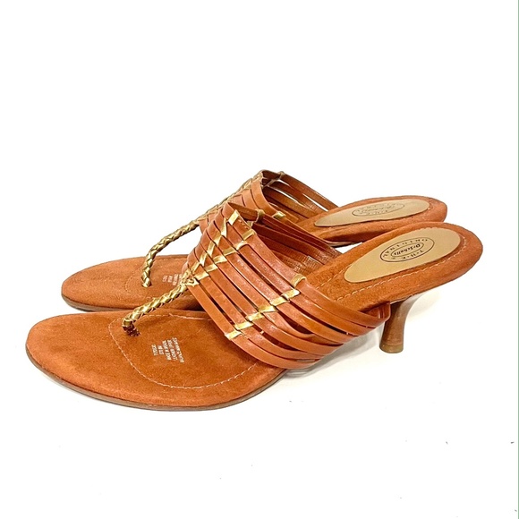 Women's Leather Sandals size 8M - NEW ITEM - Picture 4 of 6